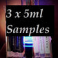 3 x 5ml Sample Pack £12.00